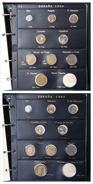 M03. Colección completa Juan Carlos 1975 - 2001