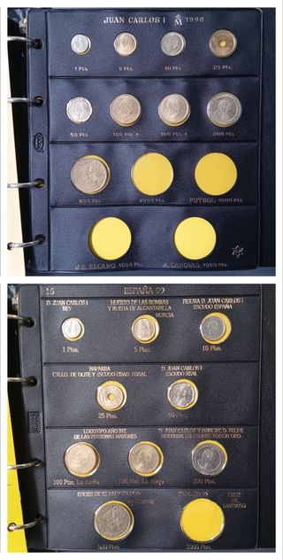 M03. Colección completa Juan Carlos 1975 - 2001