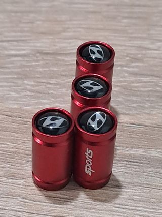 Tapones Válvula Hyundai Sports Rojo
