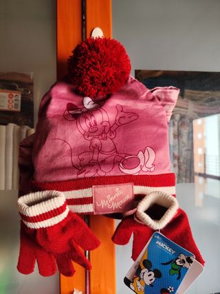 Conjunto Disney Gorro, Guantes y Bufanda