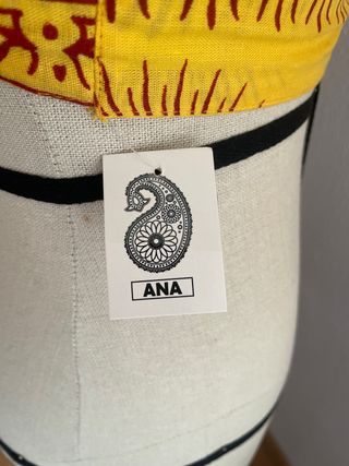 Top hippie amarillo
