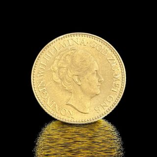 10 Gulden Netherlands 1925 Gold Coin