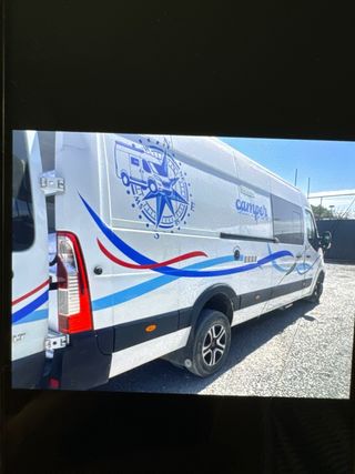 Camper lista para viajar, 