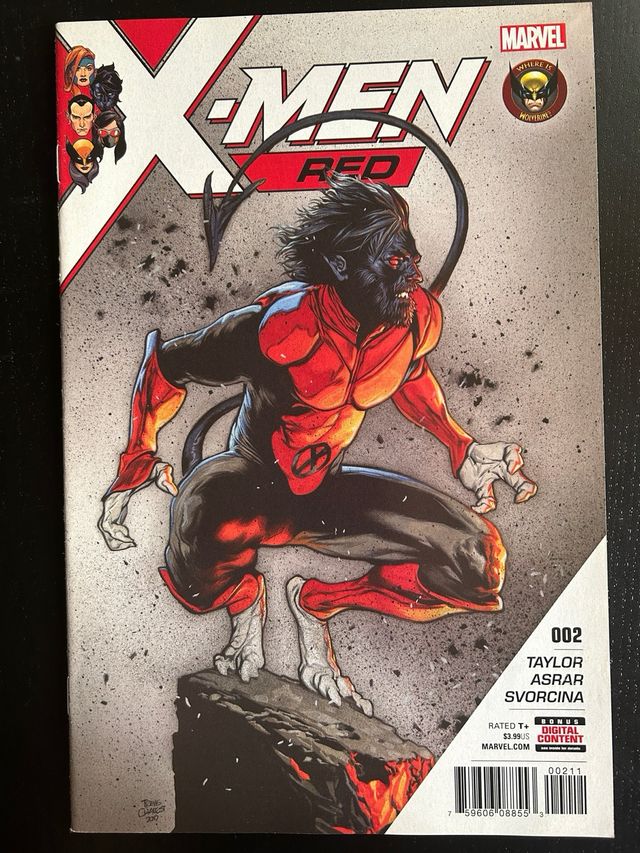 Marvel X-Men Red 1-2, 4-9