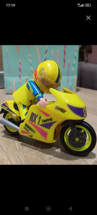 Moto de carreras Playmobil RX1
