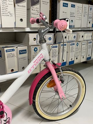 Bicicleta infantil B'Twin rosa