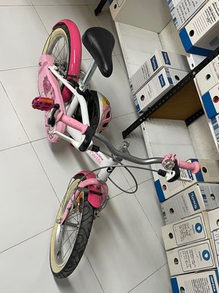 Bicicleta infantil B'Twin rosa