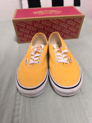 Zapatillas Vans Authentic Amarillas