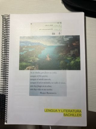 Libro Lengua castellana 1-2 bachillerato Maristas 