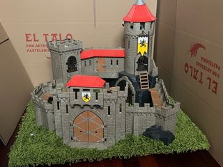 Castillo playmobil con libro de montaje sin caja