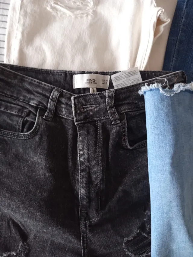 Lote 4 Pantalones Vaqueros Talla 34 niña