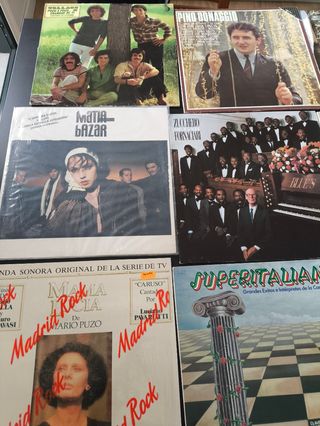 Lote Vinilos Italianos Varios Artistas
