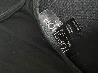 Vestido largo ajustado negro talla 36