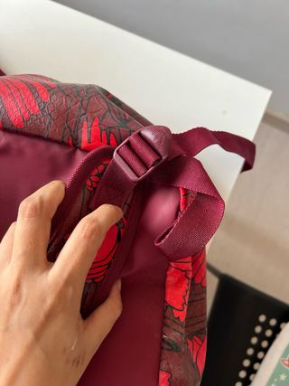 Mochila Adidas Floral Roja