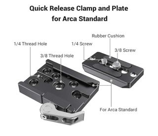 SmallRig Placa y Abrazadera Liberación Rápida
