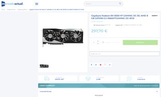 Tarjeta Gráfica Gigabyte RX 6650 XT