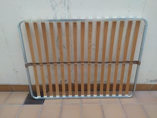 Somier de madera y metal 135cm