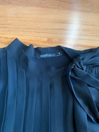 Blusa nera DANi con fiocco taglia m
