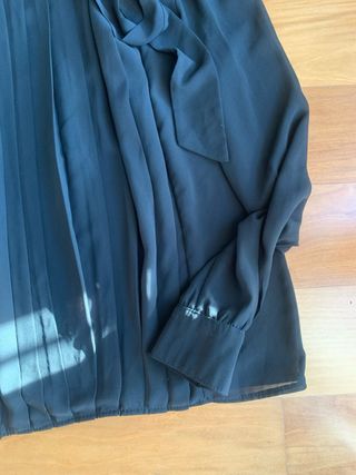 Blusa nera DANi con fiocco taglia m