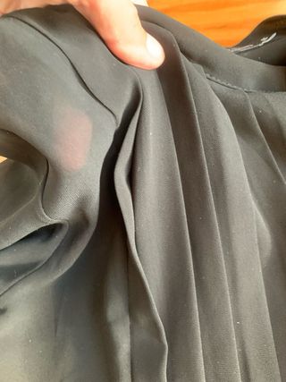 Blusa nera DANi con fiocco taglia m