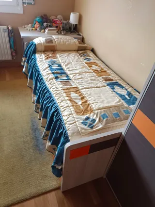 Edredón Reig Marti Beige y Azul