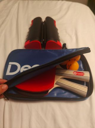 Set de ping pong: red, palas y pelotas