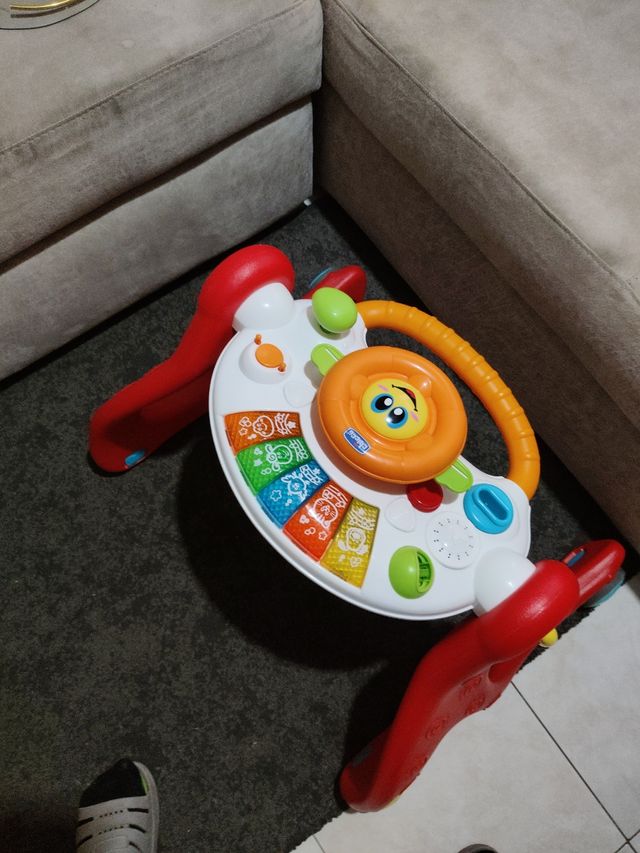 Chicco Deambulatore Gioco Piano Rosso