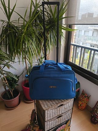 Maleta trolley ordenador Gabol azul