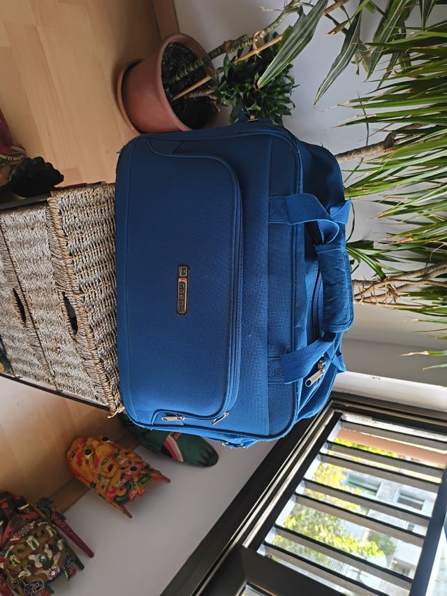 Valigia trolley cabina/computer Gabol blu