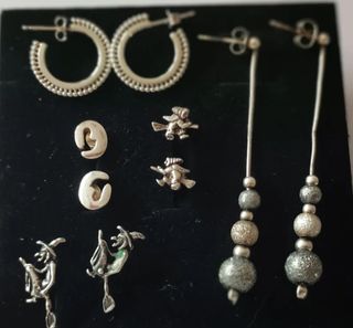 Pendientes Plata de Ley