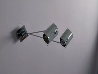 Lampadario moderno argento e bianco