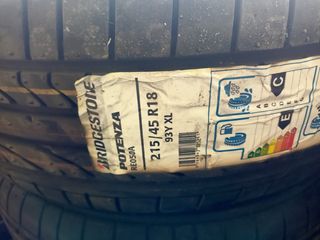 2 ruedas Bridgestone Potenza 215/45 R18 93Y XL