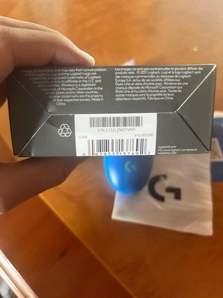 Ratón Logitech G304 Lightspeed Azul