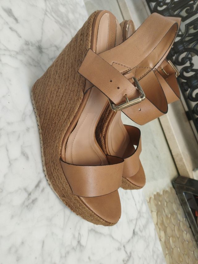 Sandalias cuña Stradivarius Talla 39