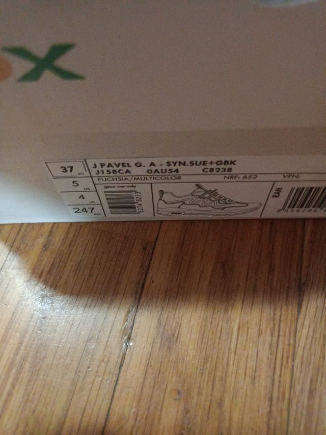 Zapatillas Geox Talla 37