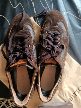 Zapatillas Louis Vuitton Marrones y Beige
