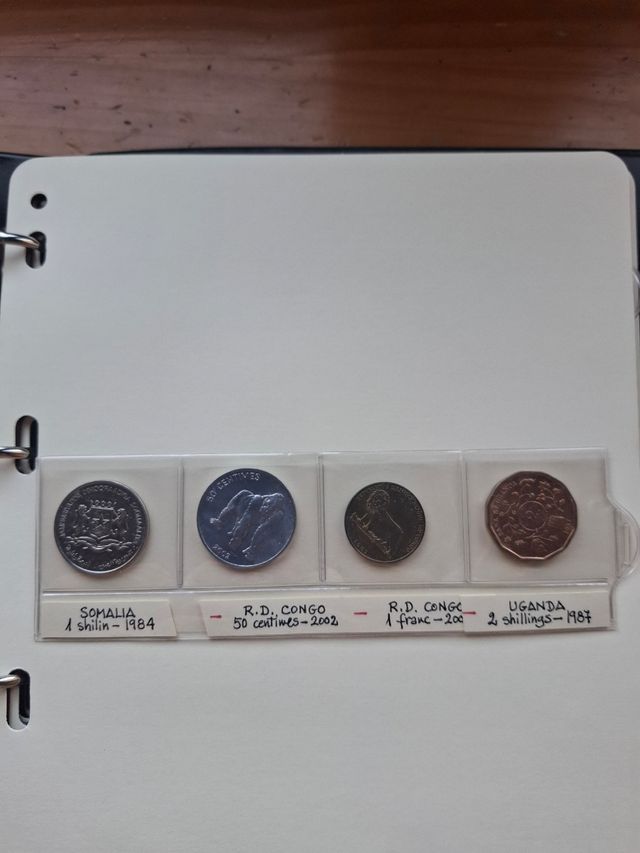 16 Monedas África  Cental, Sudán,Etiopía, Congo,