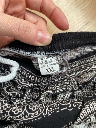 Pantalón estilo tailandés 100% algodón elefantes 
