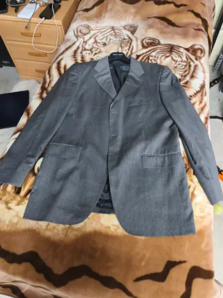Chaqueta traje Massimo Dutti gris XL