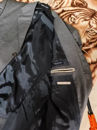 Chaqueta traje Massimo Dutti gris XL