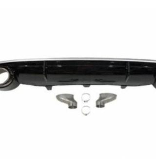 Difusor Trasero Audi A7 2011-2014 Look RS7 ABS