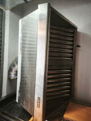 Plancha Repagas Cromo Duro con Mampara
