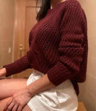 Jersey Massimo Dutti Lana Angora Cachemira 