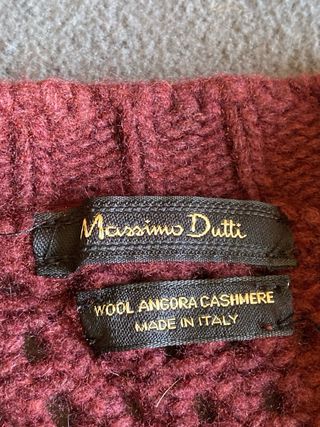 Jersey Massimo Dutti Lana Angora Cachemira 