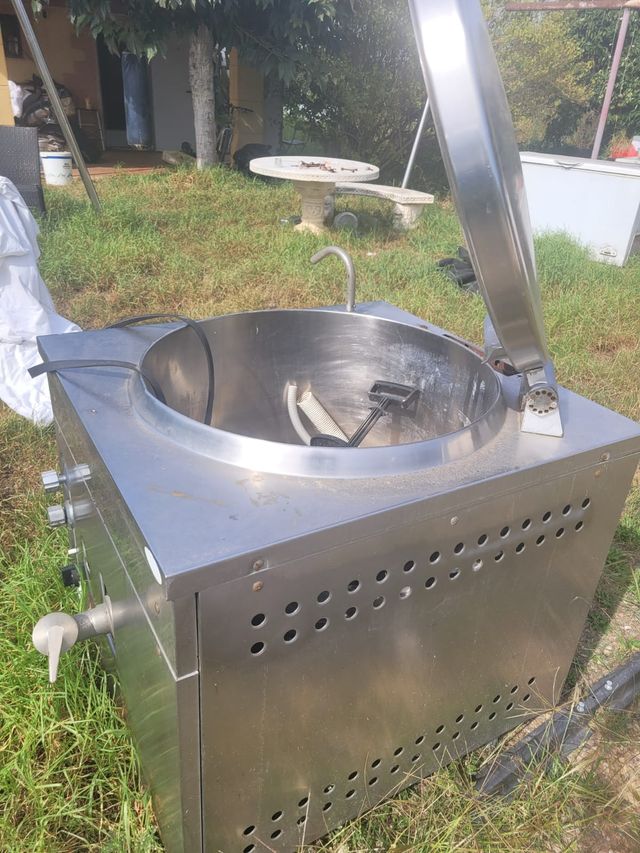 Olla Hostelería 150L Acero Inoxidable.