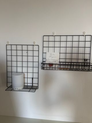 Organizer da parete in metallo e plastica