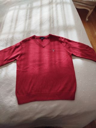 Jersey Gant Rojo talla 11/12 años
