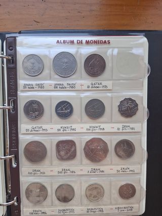15 Monedas Arabia, Qatar, Irak, Iran