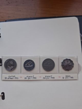15 Monedas Arabia, Qatar, Irak, Iran