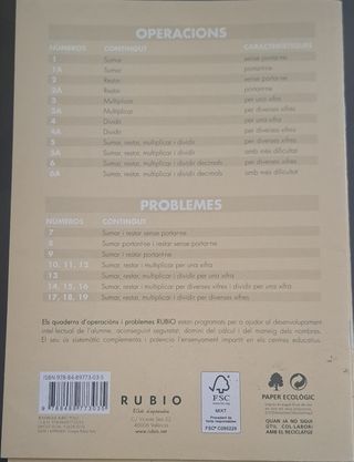 RUBIO LOT LLIBRES (català)